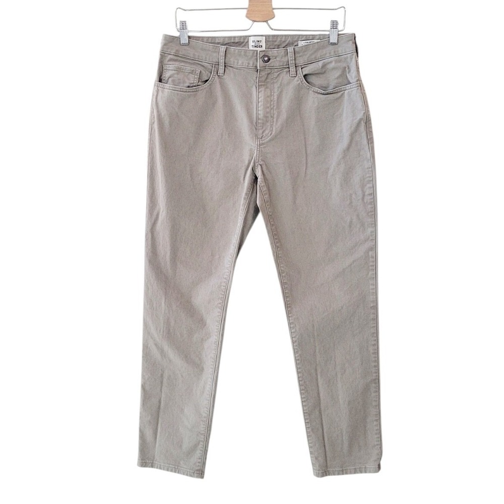 FLINT AND TINDER 33 X 30 (See Actual Measured) Athletic Tapered Fit Pant Men